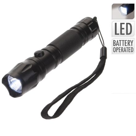 Lámpa LED-es fekete 11cm