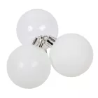 Műanyag gömb fehér 5cm 10db-os