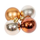 Műanyag gömb amber mix 5cm 10db-os