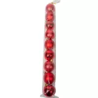 Műanyag gömb piros 6cm 9db-os