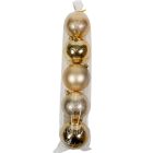 Műanyag gömb arany 5cm 9db-os