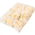 Rózsa virágfej krém 9cm