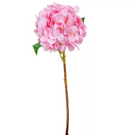 Hortenzia szálas gumi rózsaszín 45cm