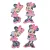 Nyomtatott dekorkarton Minnie egér 8,5cm 4db-os csomag