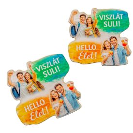 Nyomtatott dekorkarton  Viszlát suli... 8cm 2db-os csomag