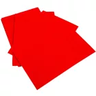 Barkács filc lap A4 méret piros 2mm 10db-os
