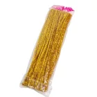 Csillámos zsenília drót arany 30cm 100db-os