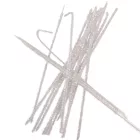 Csillámos zsenília drót fehér 30cm 100db-os