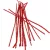Csillámos zsenília drót piros 30cm 100db-os