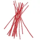 Csillámos zsenília drót rózsaszín 30cm 100db-os