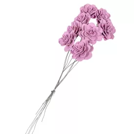 Akácia virág 6cm falfestékes mályva 8db-os