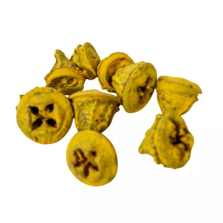 Eukalyptus gomb falfestékes sárga 25dkg/csom