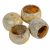 Bell cup 4-5cm glitteres ezüst 10db-os