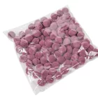 Kashmir golyó 2cm padlizsán 100db-os