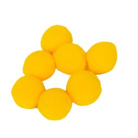 Kashmir golyó 2cm sárga 100db-os csomag
