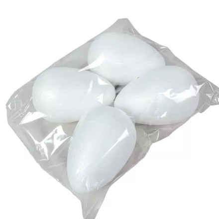 Hungarocell tojás  fehér 12cm 4db-os csomag