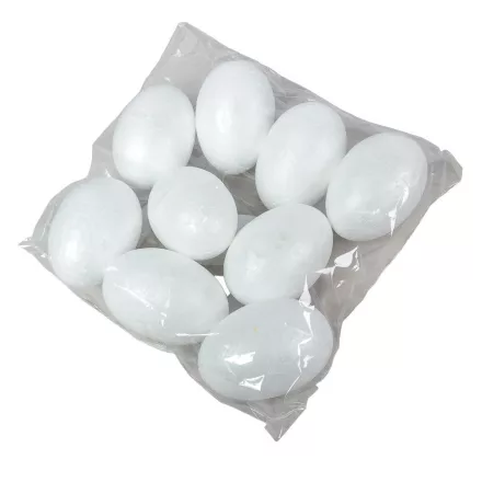 Hungarocell tojás fehér 9cm 9db-os csomag