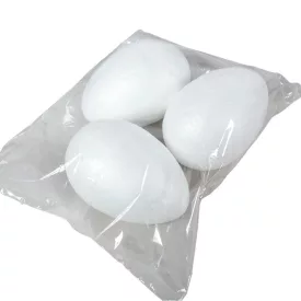 Hungarocell tojás fehér 15cm 3db-os csomag