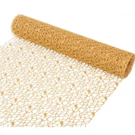 Pókhálós csomagoló drapp 48cmx5y