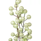 Metál golyós ág világos zöld 69cm