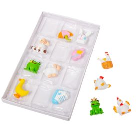 Állatok öntapadós poly 3cm 12db-os Állatok öntapadós poly 3cm 12db-os
