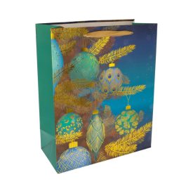 Ajándék tasak gömbökkel 26x32cm Ajándék tasak gömbökkel 26x32cm