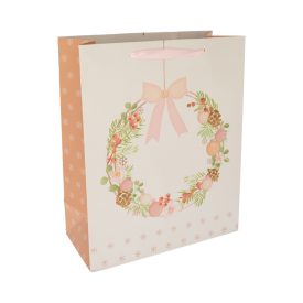 Ajándék tasak koszorúval 18x23cm Ajándék tasak koszorúval 18x23cm