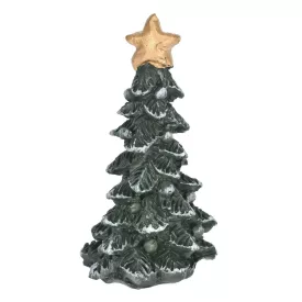 Fenyőfa csillaggal polyresin zöld 4,8cm