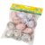 Tojás tavaszi mintával hungarocell 4cm 12db-os
