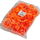Polifoam rózsa virágfej narancs 6cm 12db/csomag
