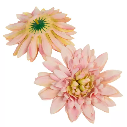 Dália virágfej D14cm rózsaszín 12db/csoma