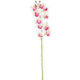 Orchidea ág gumi krém-pink 77cm Orchidea ág gumi krém-pink 77cm