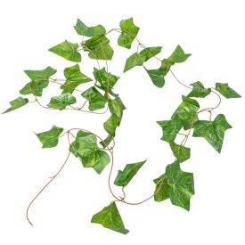 Girland borostyánleveles 245cm