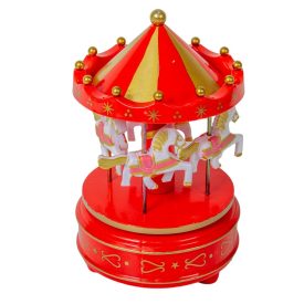 Zenélő körhinta piros 17cm
