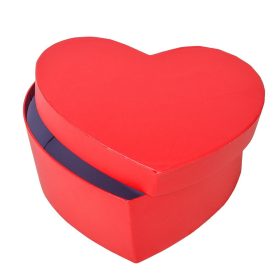 Papír doboz szív piros 18cm x 8cm Papír doboz szív piros 18cm x 8cm