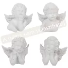 Angyal könyöklő poly fehér 7cm
