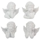 Angyal könyöklő poly fehér 7cm