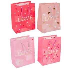 Ajándék tasak LOVE felirattal 18x24cm Ajándék tasak LOVE felirattal 18x24cm