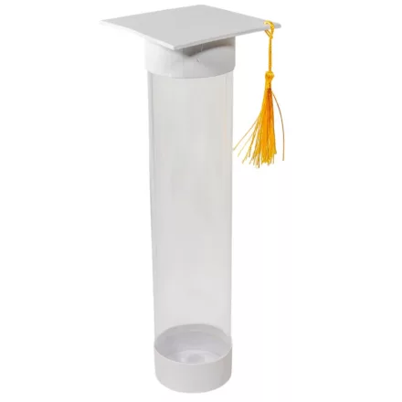 Hengerdoboz ballagási fehér M30,5x9,5cmcm