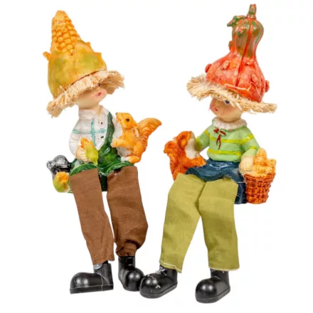 Lógólábú őszi sapis gyerek poly 12cm