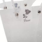 Virágtasak pöttyös fehér 16x15x8cm