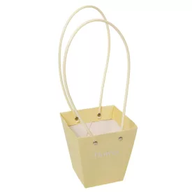 Virágtasak krém 8x12x12,5cm