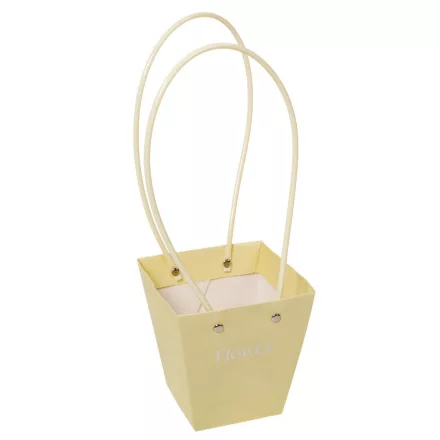 Virágtasak krém 8x12x12,5cm