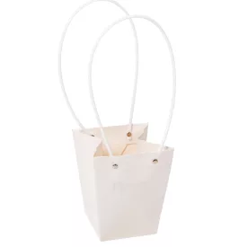 Virágtasak fehér 9,5x13x15,5cm