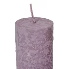 Fröcskölt henger gyertya 50x90mm mályva