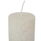 Fröcskölt henger gyertya 60x100mm fehér