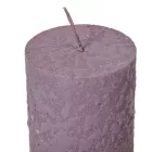 Fröcskölt henger gyertya 60x100mm mályva
