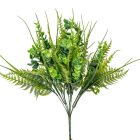 Páfrány, euka, sás bokor  10 ágú 48cm