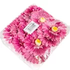 Gerbera virágfej mályva 12cm 4 darabos csomagban rendelhető (darab ár!)