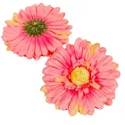 Gerbera virágfej rózsaszín  12cm 4 darabos csomagban rendelhető (darab ár!)